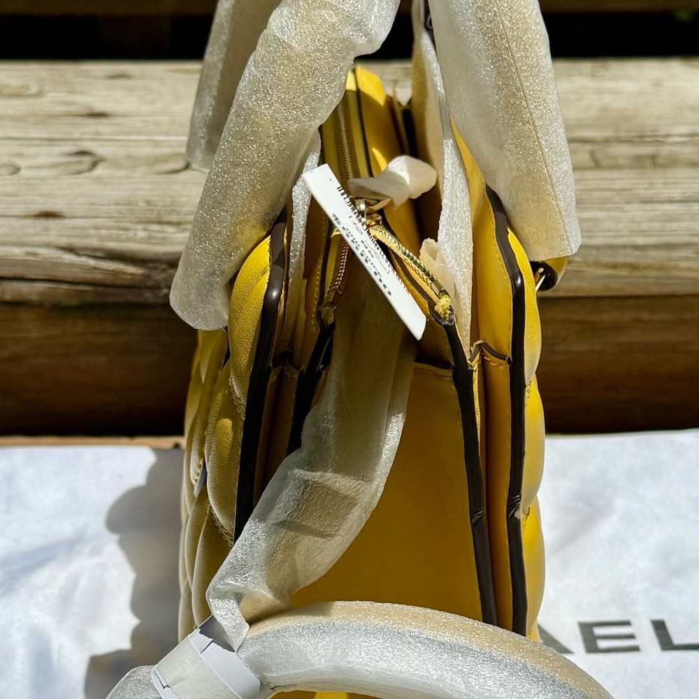 Michael Kors Yellow Satchel - Picture 4 of 11